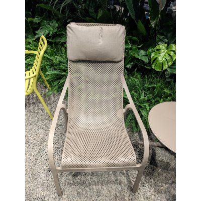 cuscino poggiatesta Net Lounge grigio Sunbrella.136