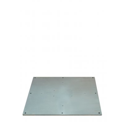 contropiastra da fermare al suolo (CP3030ZS) da abbinare ai tubi BTT45 - BTT55 - BTT65