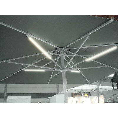impianto illuminazione a led per ombrellone Leonardo