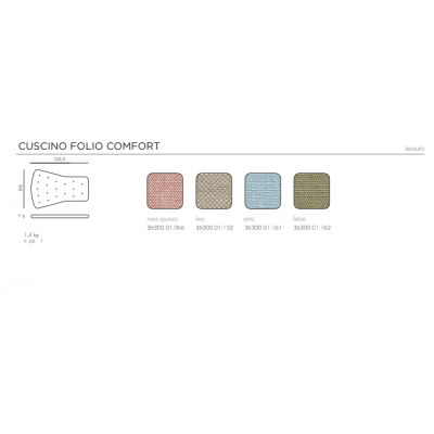 misure cuscino Folio Confort