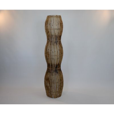 lampada in bambù modello Onda