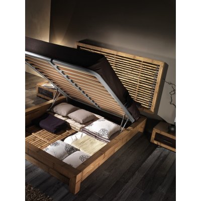 giroletto Essential miele antico, fondo per letto contenitore in bambù